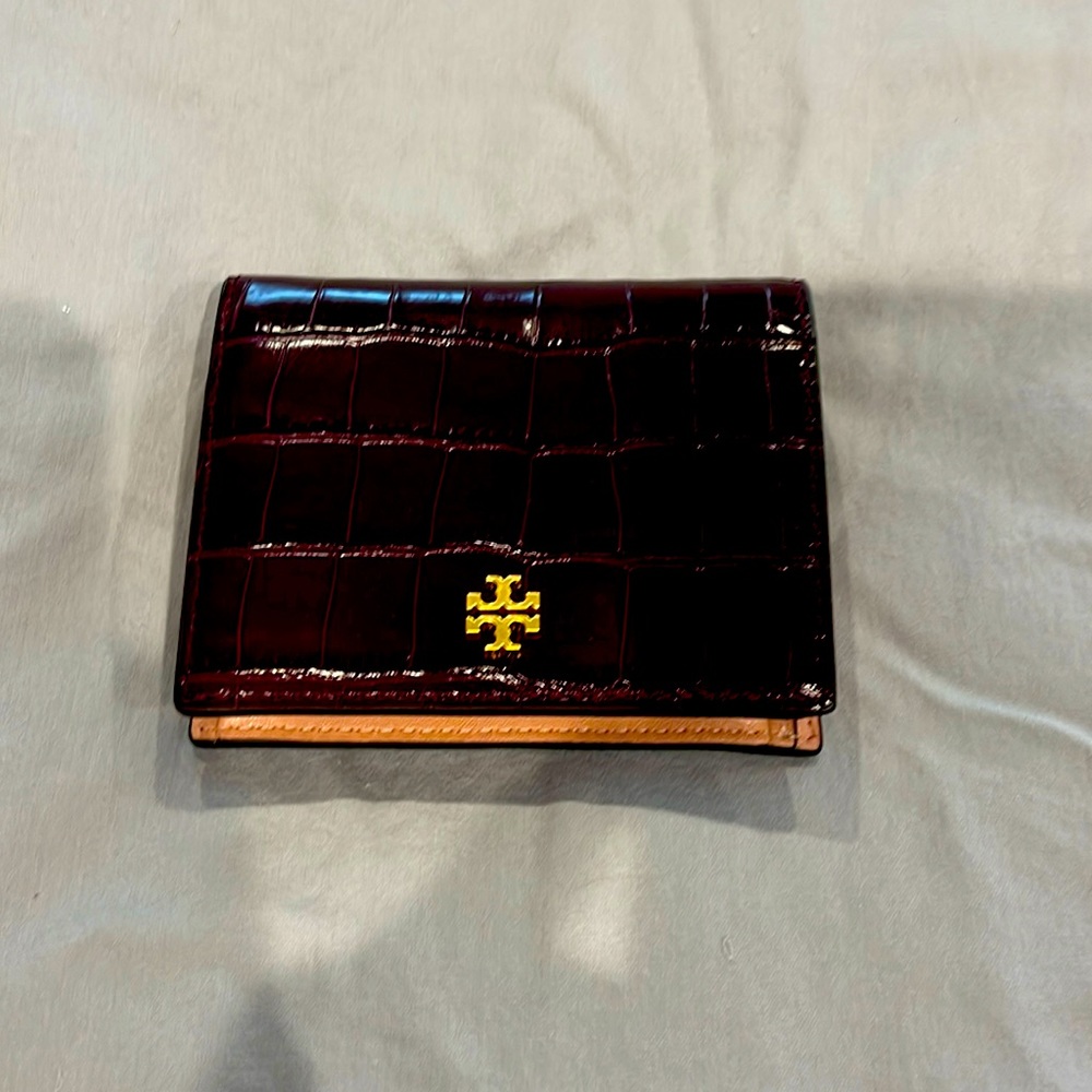 Tory Burch maroon wallet